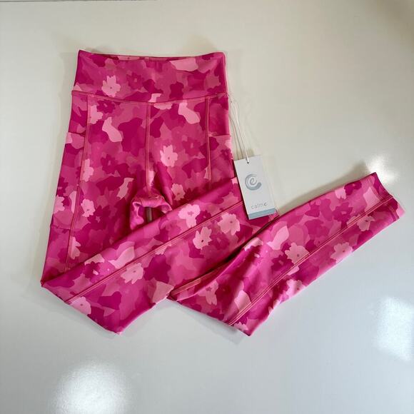 Johnny Was Calme NEW Pink Camo XS Legging Tank Set Women's Athletic Wear Workout - Picture 5 of 14
